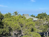 The view Kona side from our upstairs balcony