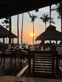 Sunset from the Dinning area