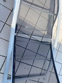 Broken sunbed.