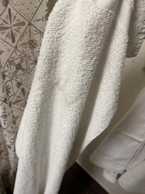 Dirty towel I was given from the lobby.