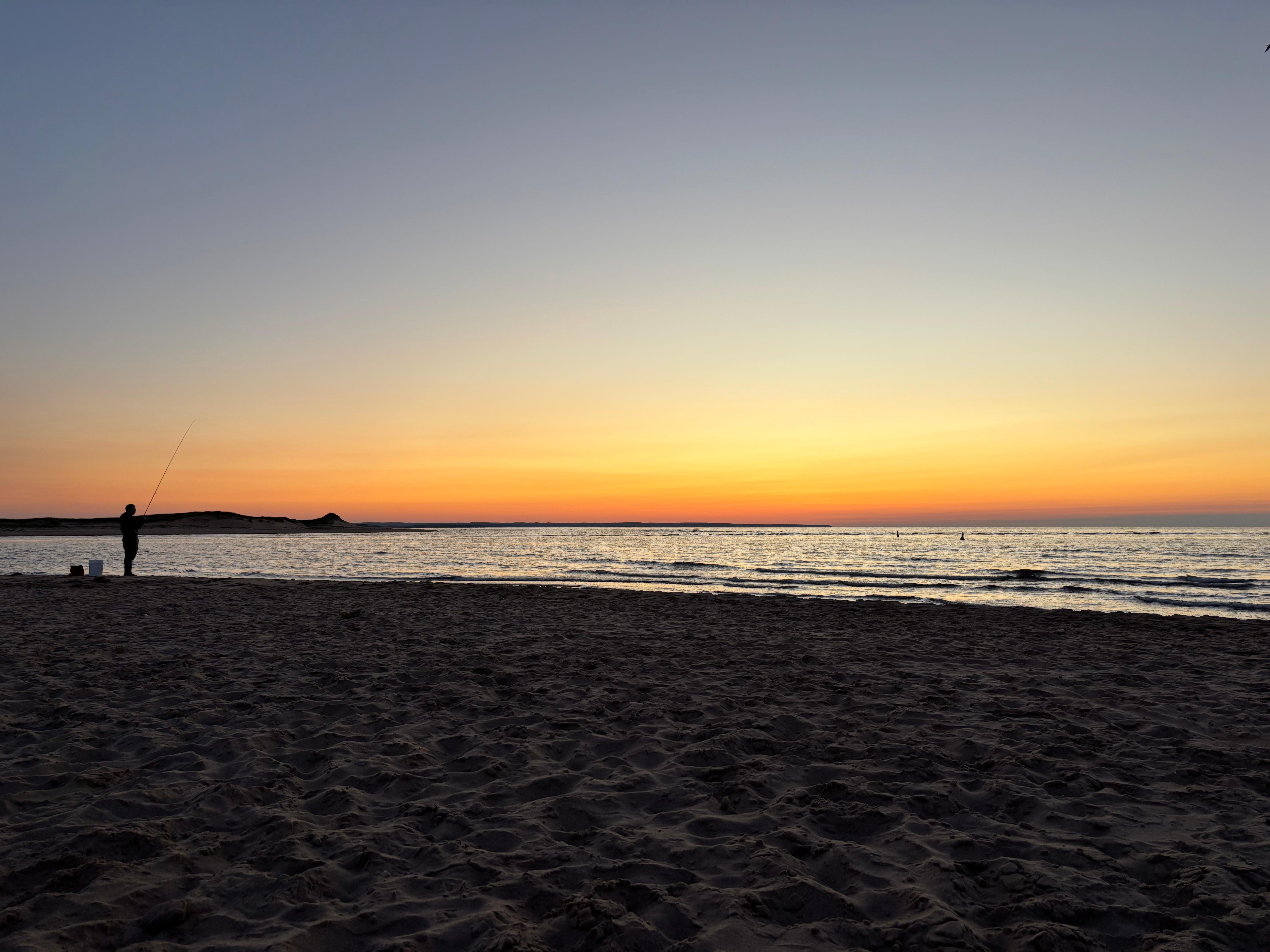 Sunset at Brackley Beach.