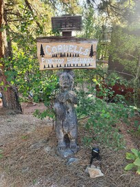 Front door sign