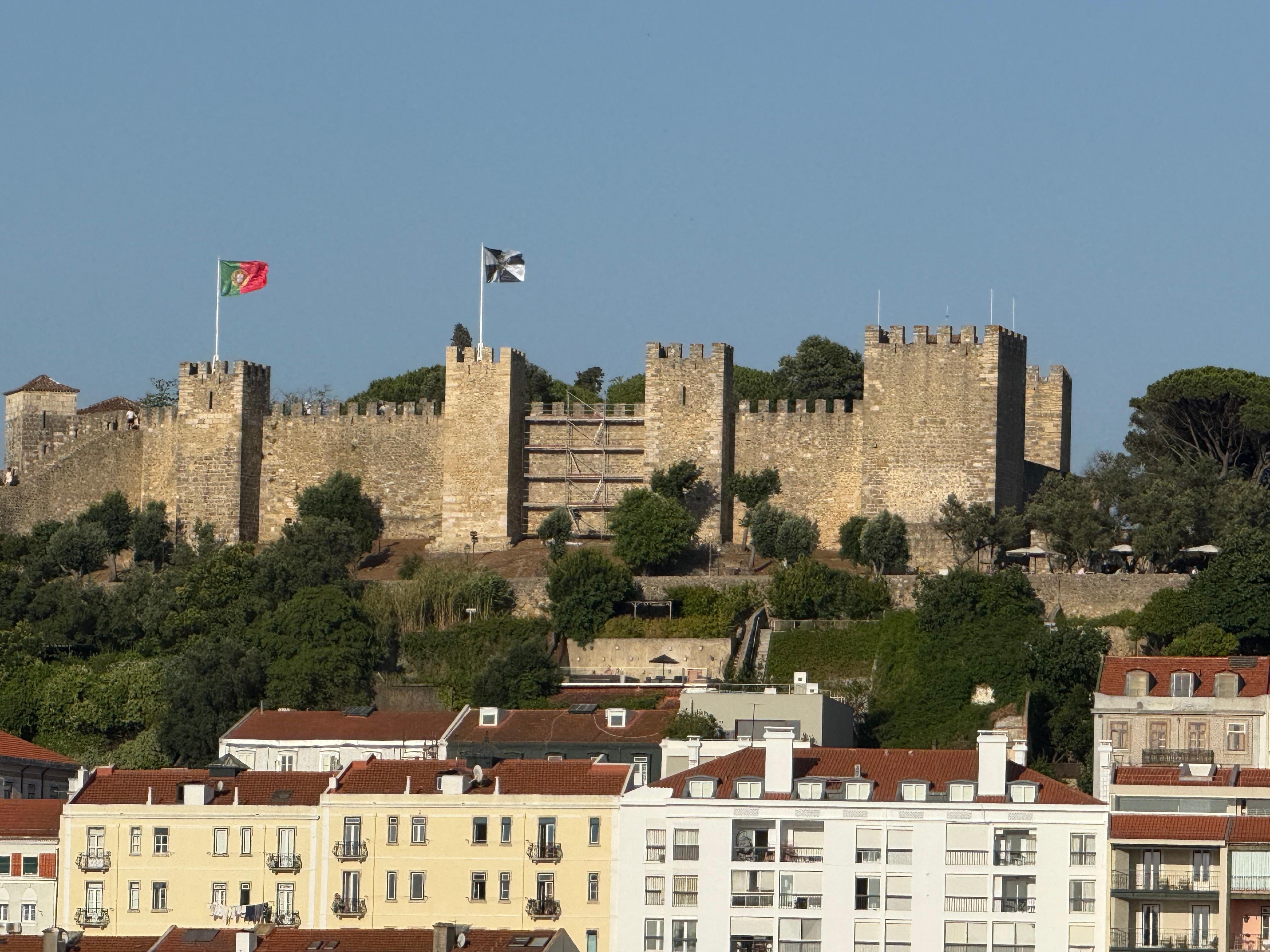View of the castle from the deck. About a 15 min walk