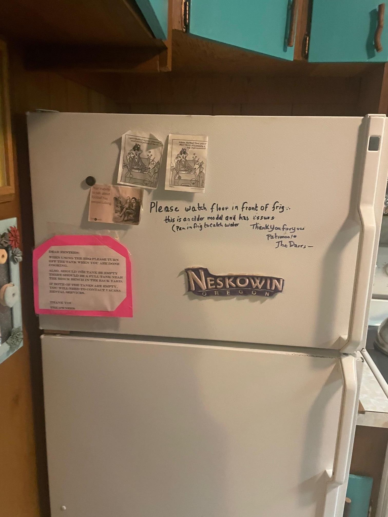 Broken fridge