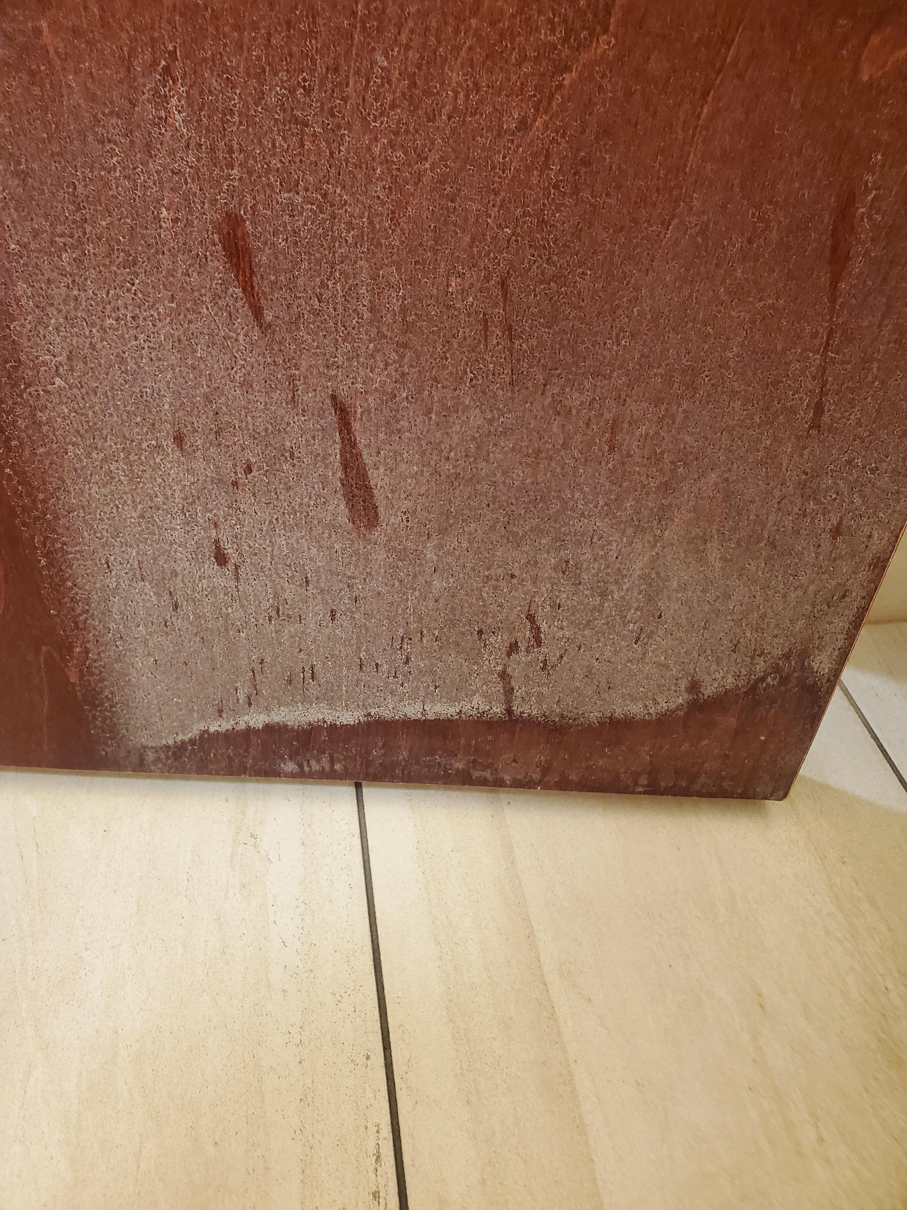 Backside of bathroom door