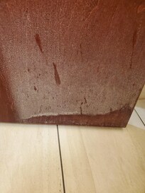 Backside of bathroom door