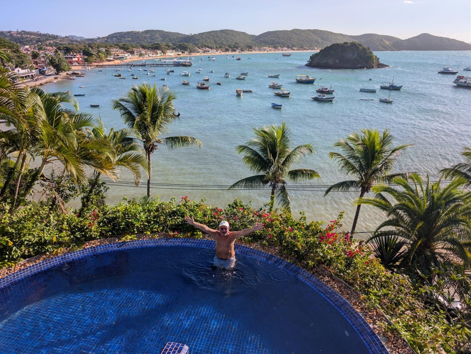 Spa pool view 