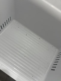 Dirty ice bins