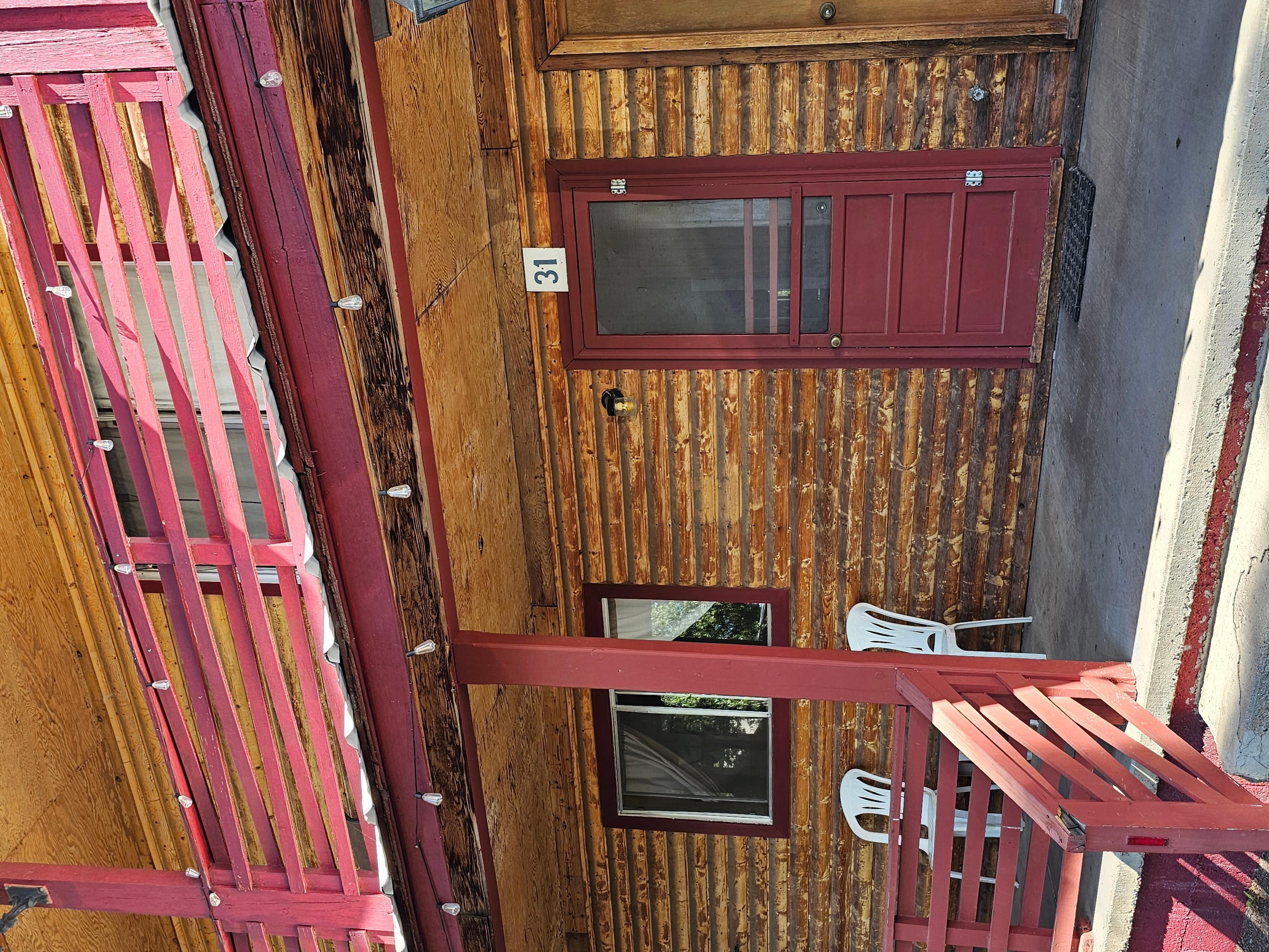 Exterior view of a lodge room.