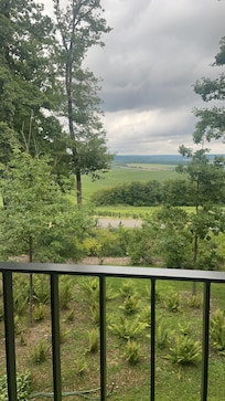 The view from the hotel