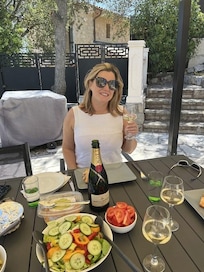Lunch with family on the terrace