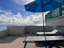 View from the restaurant downstairs
