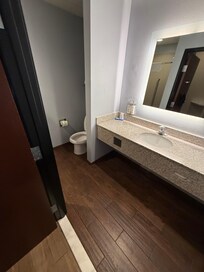 Clean restroom