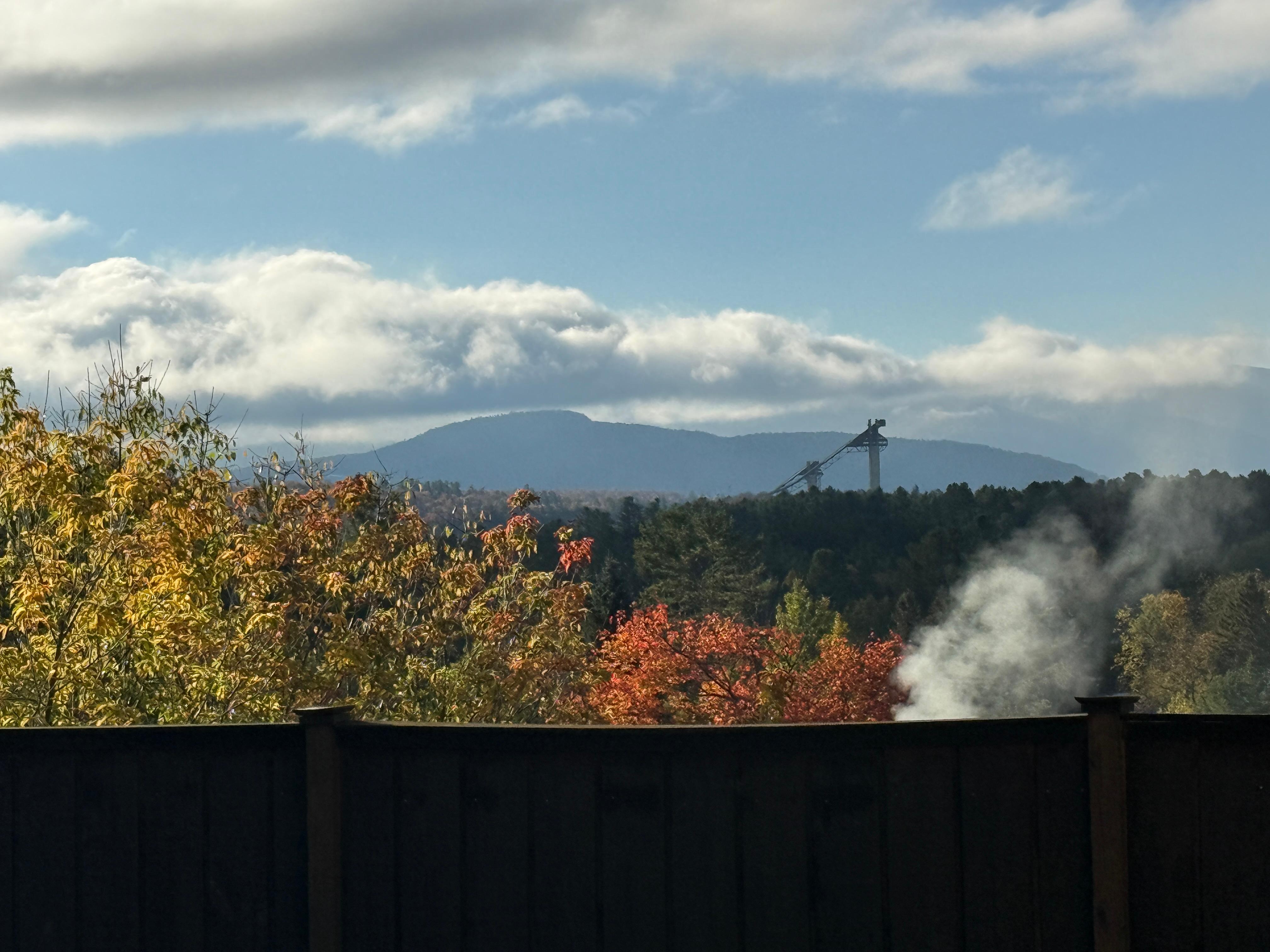 From our front door!