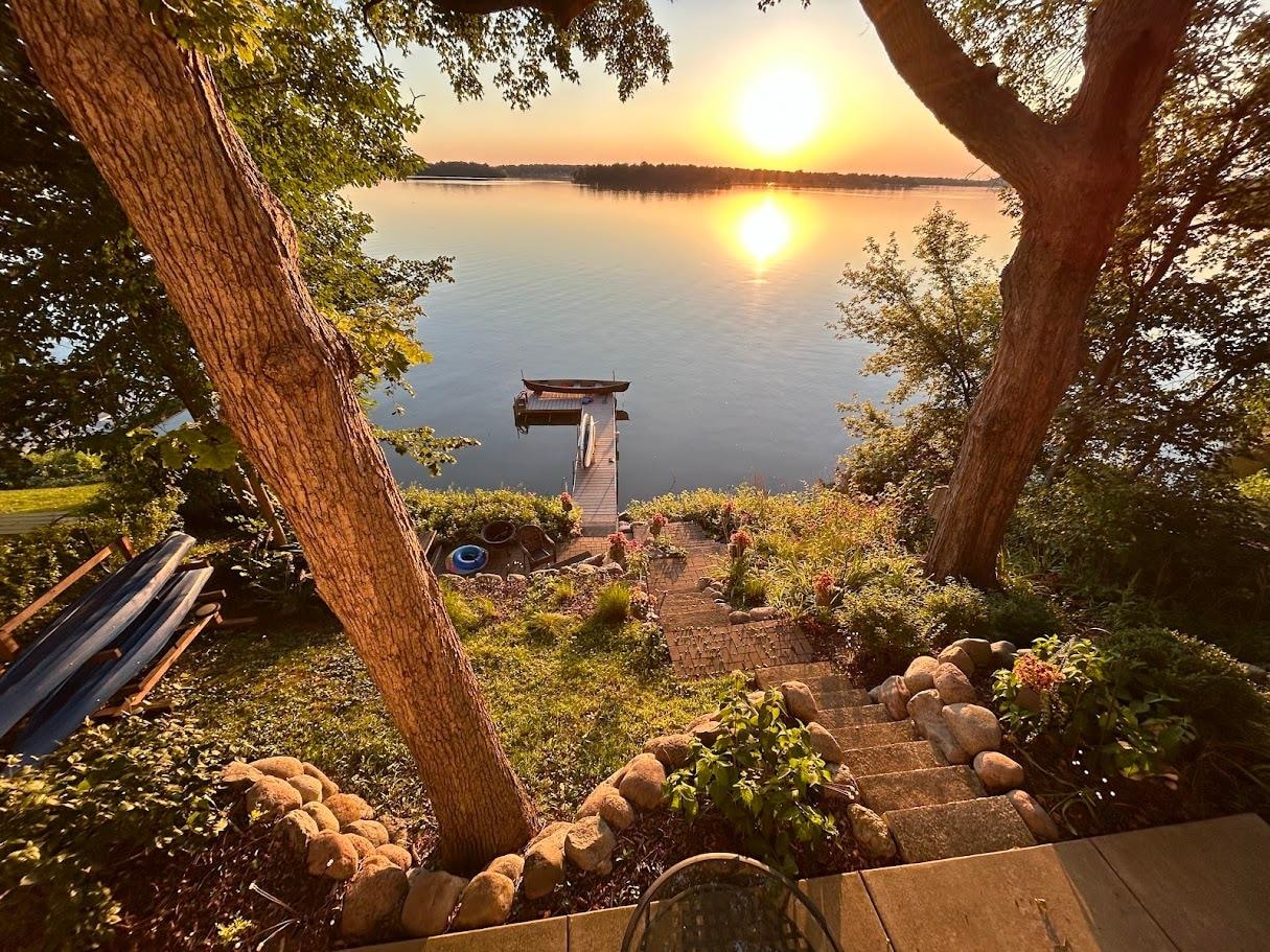 Amazing sunset view from the patio