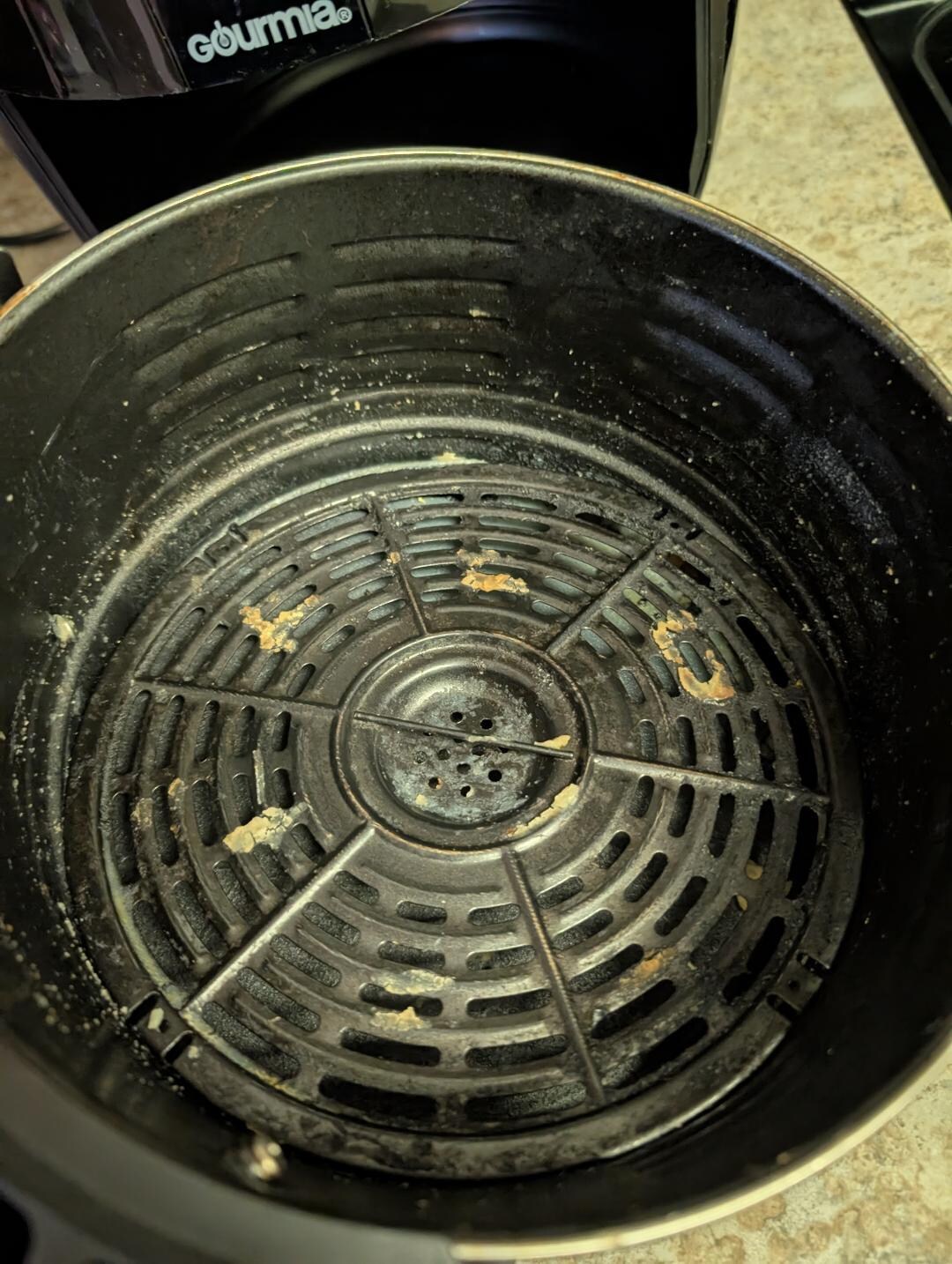 air fryer was filthy