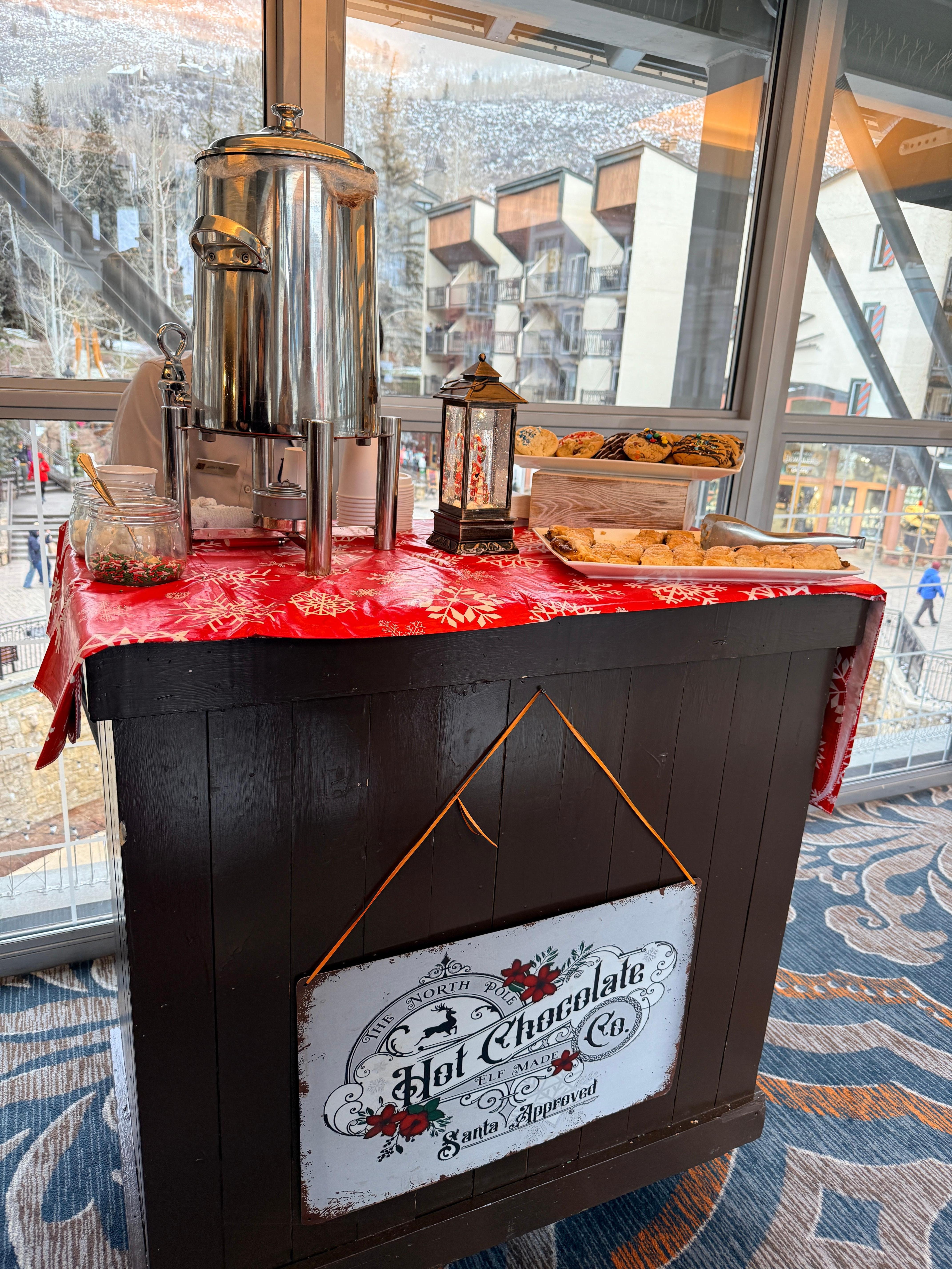 Hot chocolate at 3pm