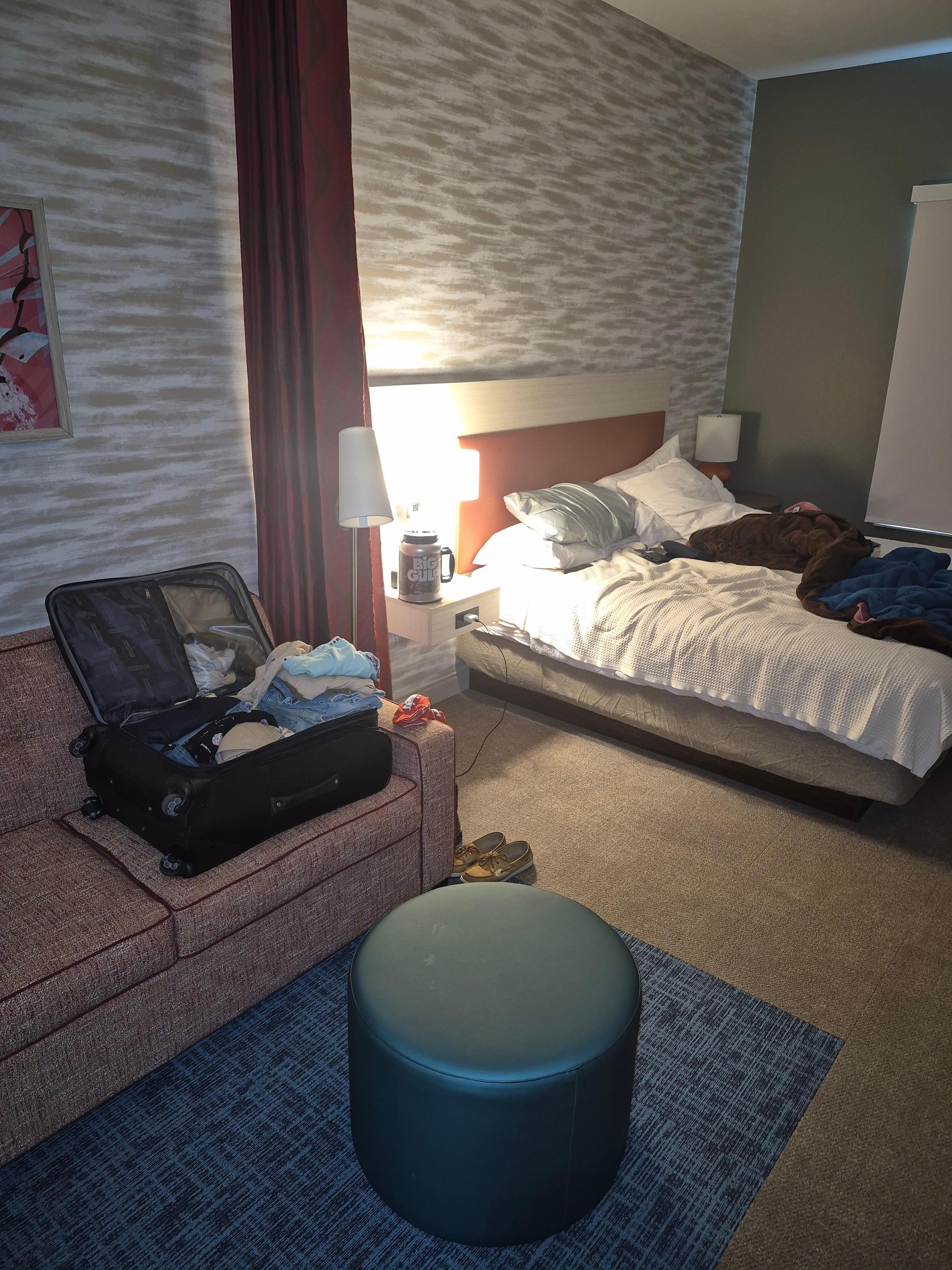 Don't mind my belongings, felt like I was in my very own apartment or new purchase home! 