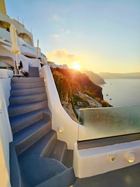 The sunrise view from our veranda-gorgeous.
