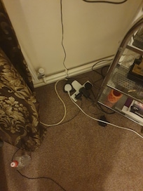 every thing is on extention cables
