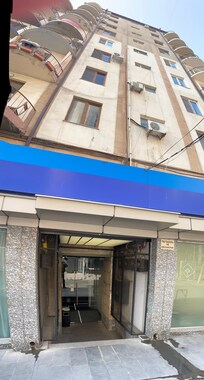 Entrance is around the corner from Tropicana Hotel entrance. Elevator to reception is through this door.