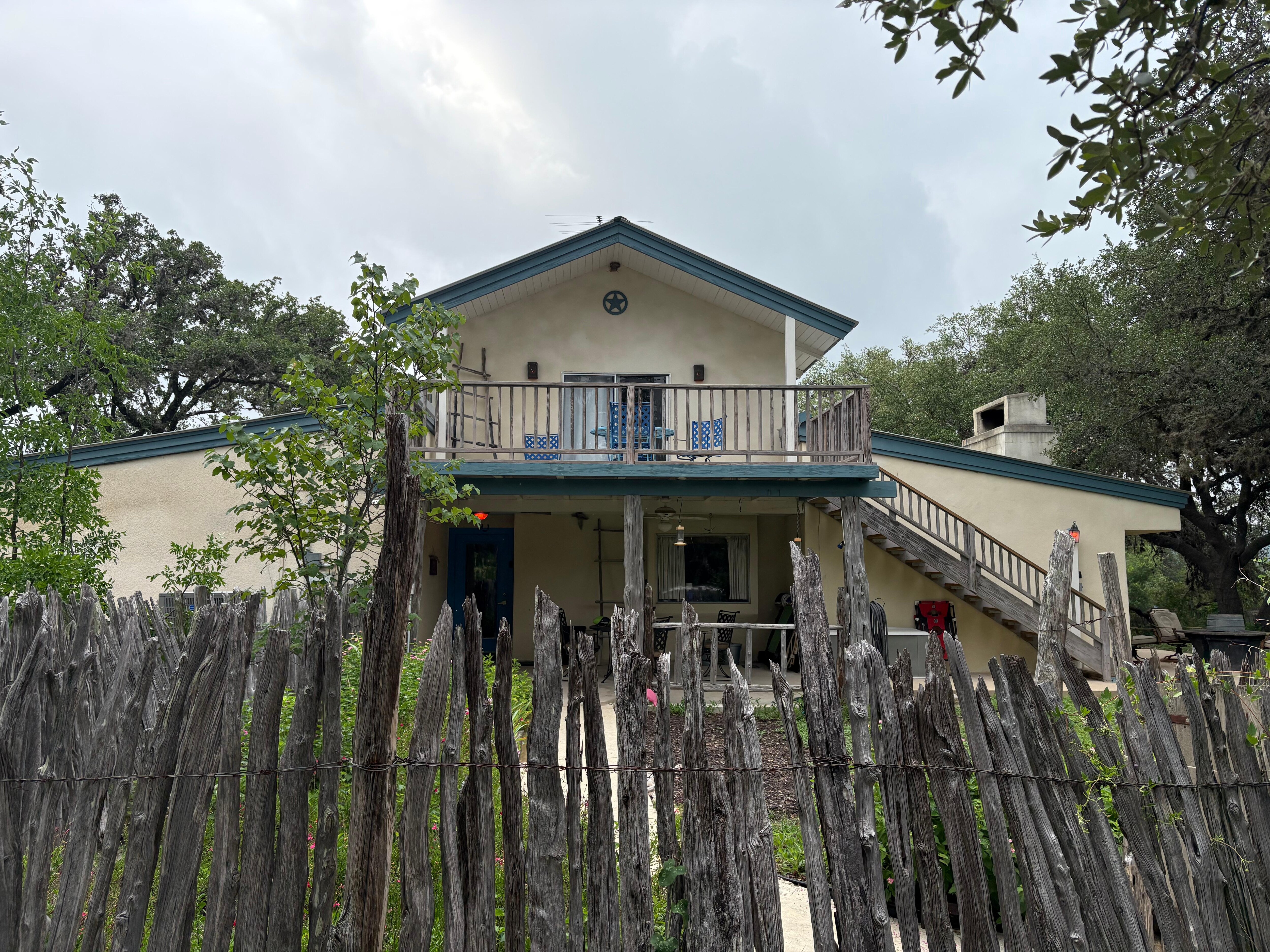 Outside of the house