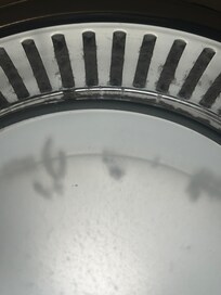 Full of dust and grime bathroom fan