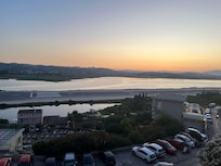 Sunset from the room.