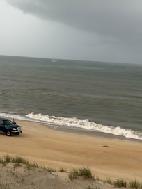 Storm rolling in. Saw a whale in the distance