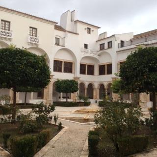 An interior courtyard