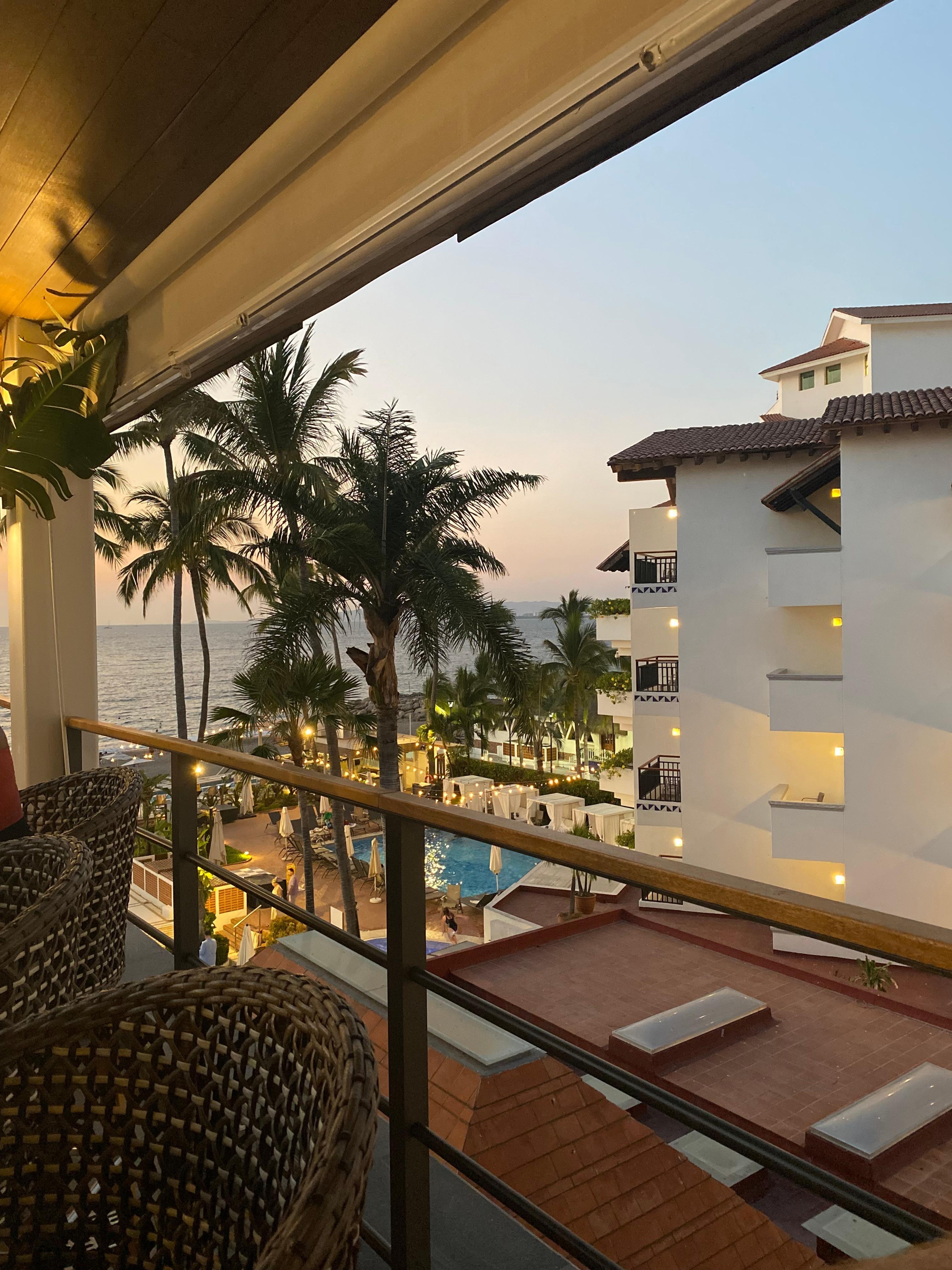 View from the rooftop bar.