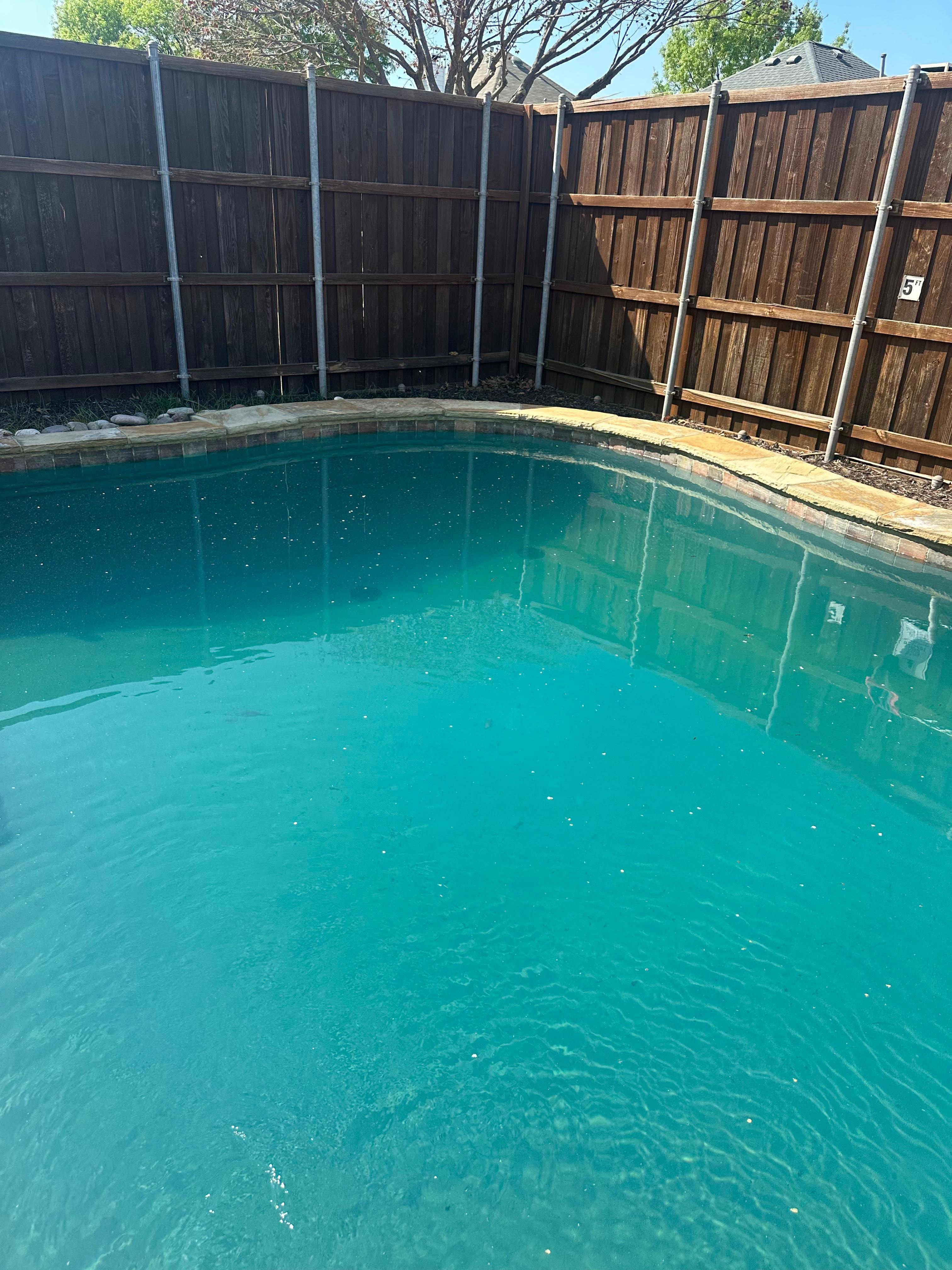 Pool was so dirty upon arrival and filter was not working. 