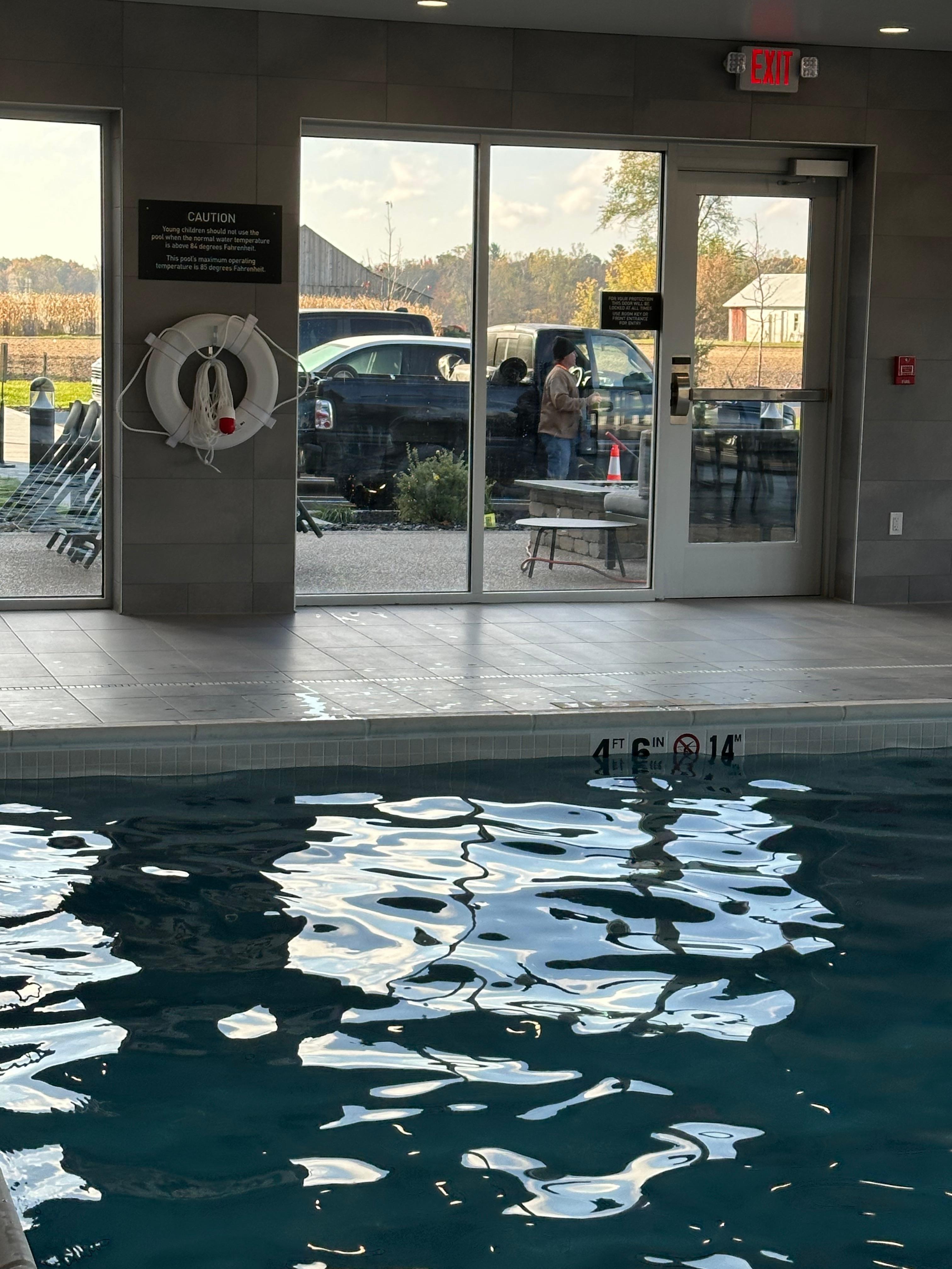 Worker constantly banging outside 