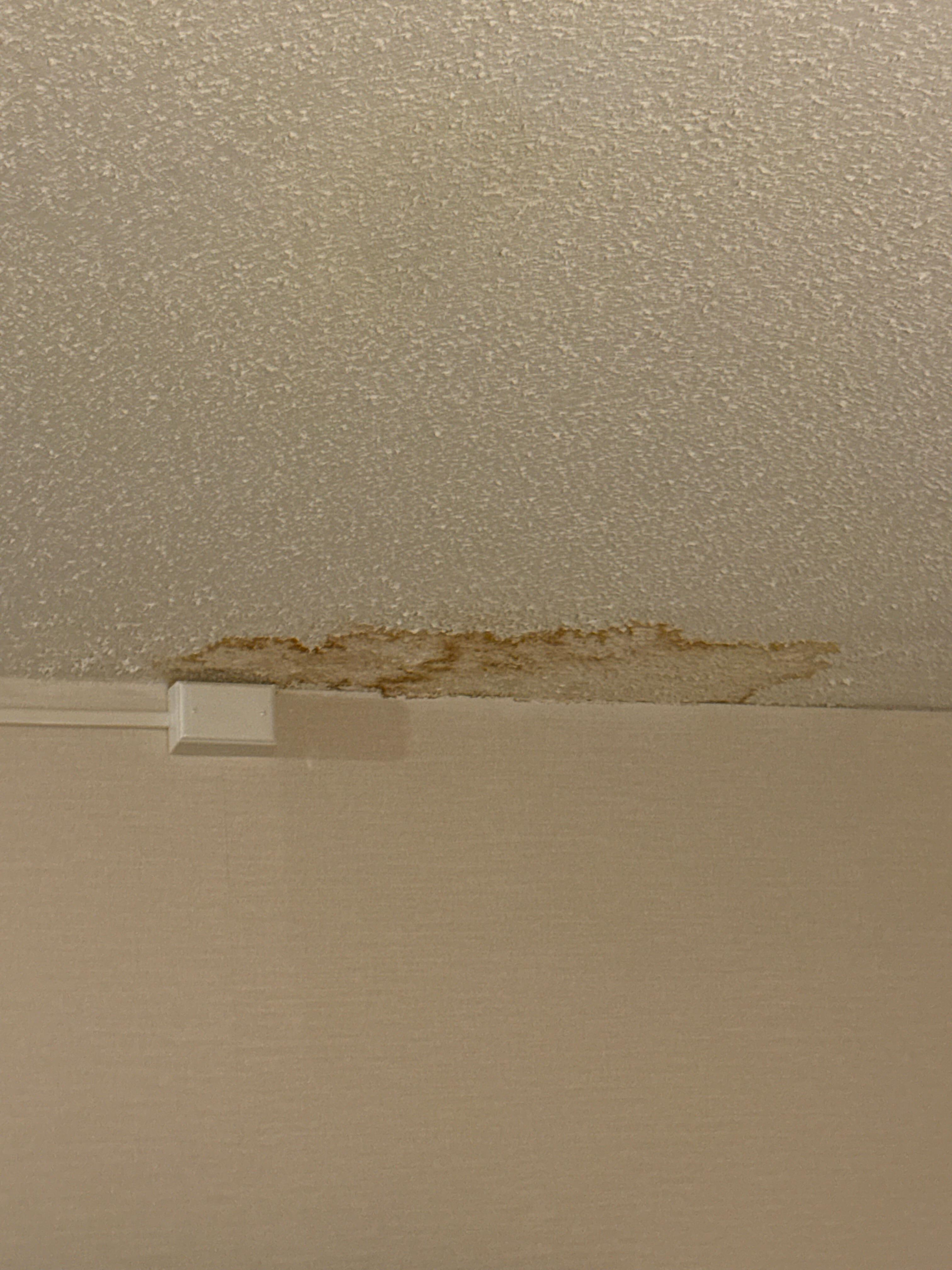 Stain coming from the roof 