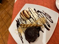 Dessert at restaurant