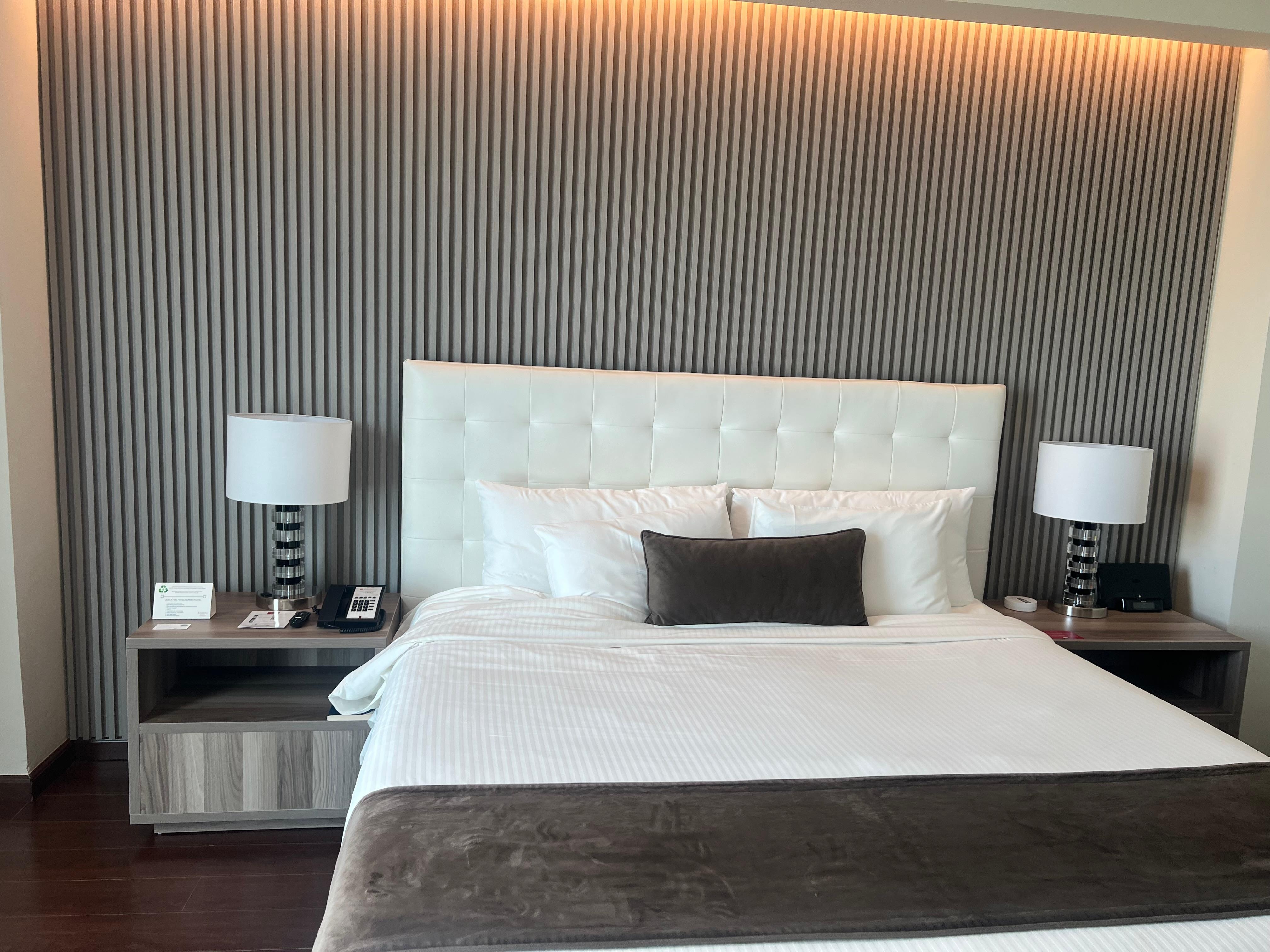 Comfortable king size bed