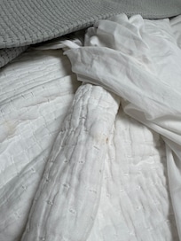 This was one of the dtained blankets