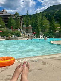 Half of the pool
