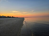 Beach at sunset