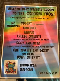 Breakfast options