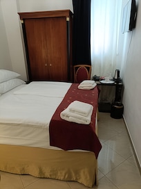 Small and not newly updated like next door and friends on this floor