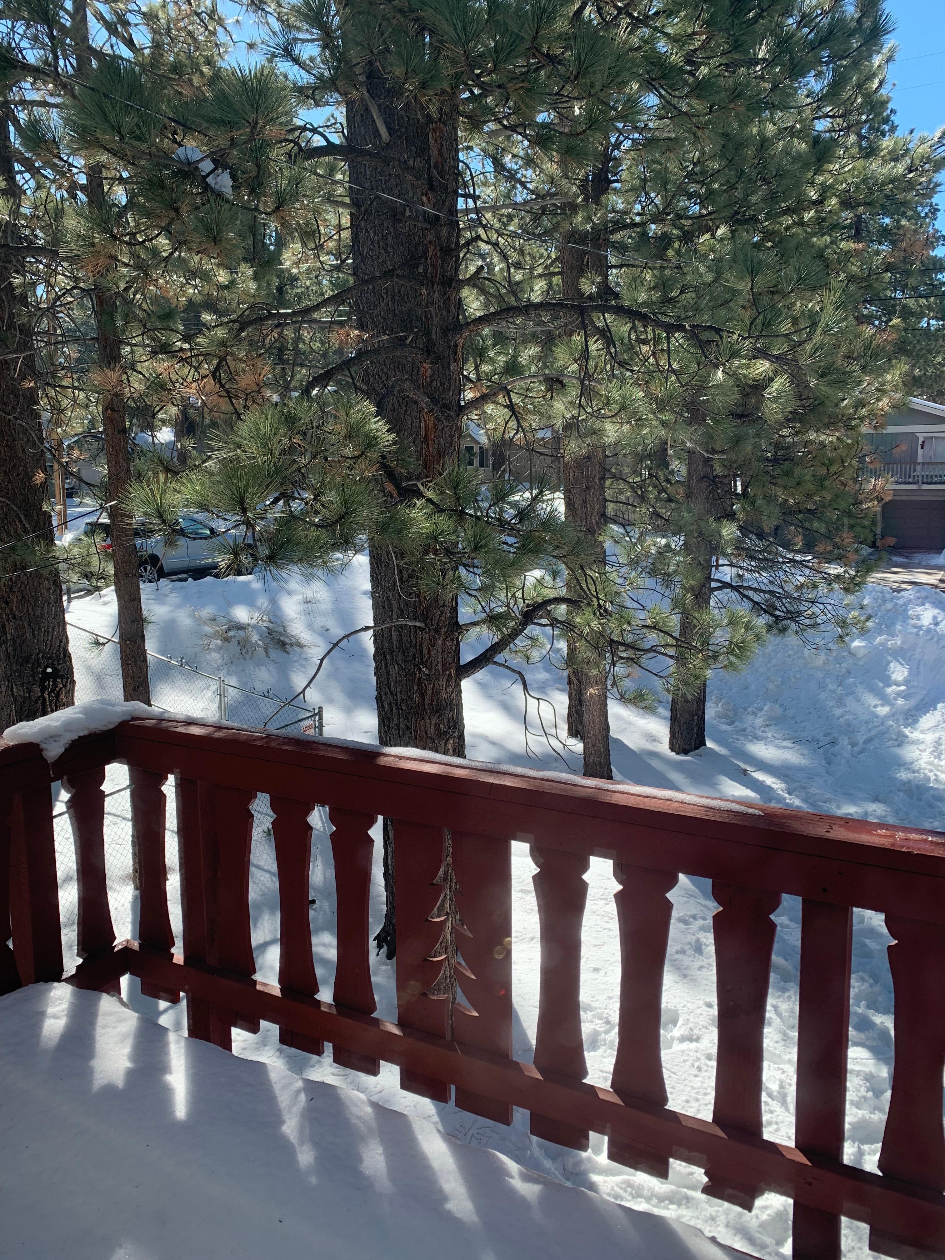 View from bedroom balcony 