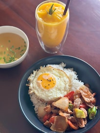 Lunch at restaurant next door