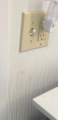 Stains on the walls of who knows what