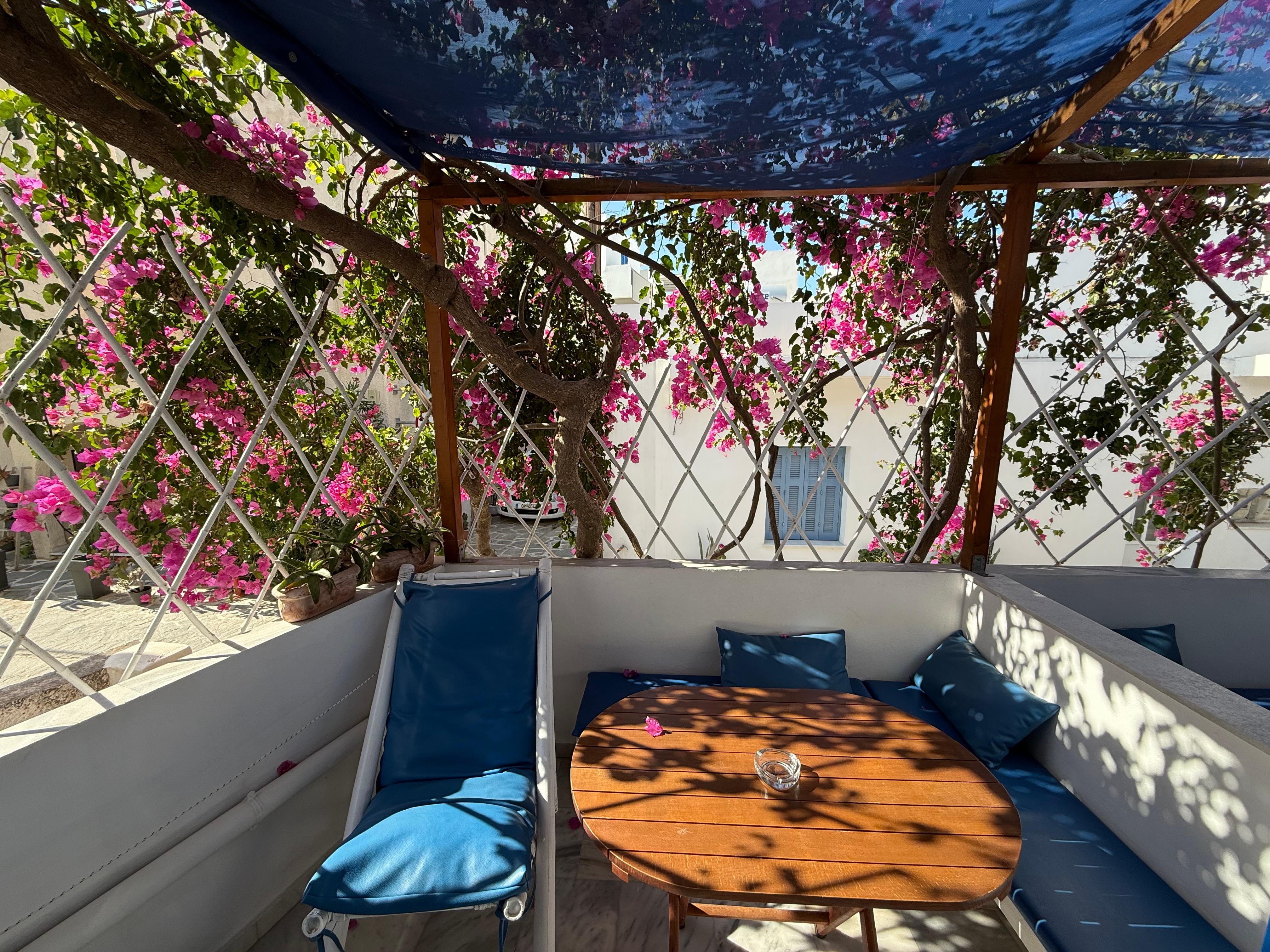 Our private patio/balcony
