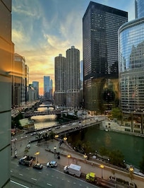 View from our hotel room!