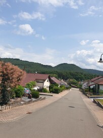 Ansicht auf der Strasse der Wohnung