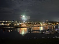 View of fireworks