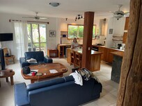 The downstairs great room