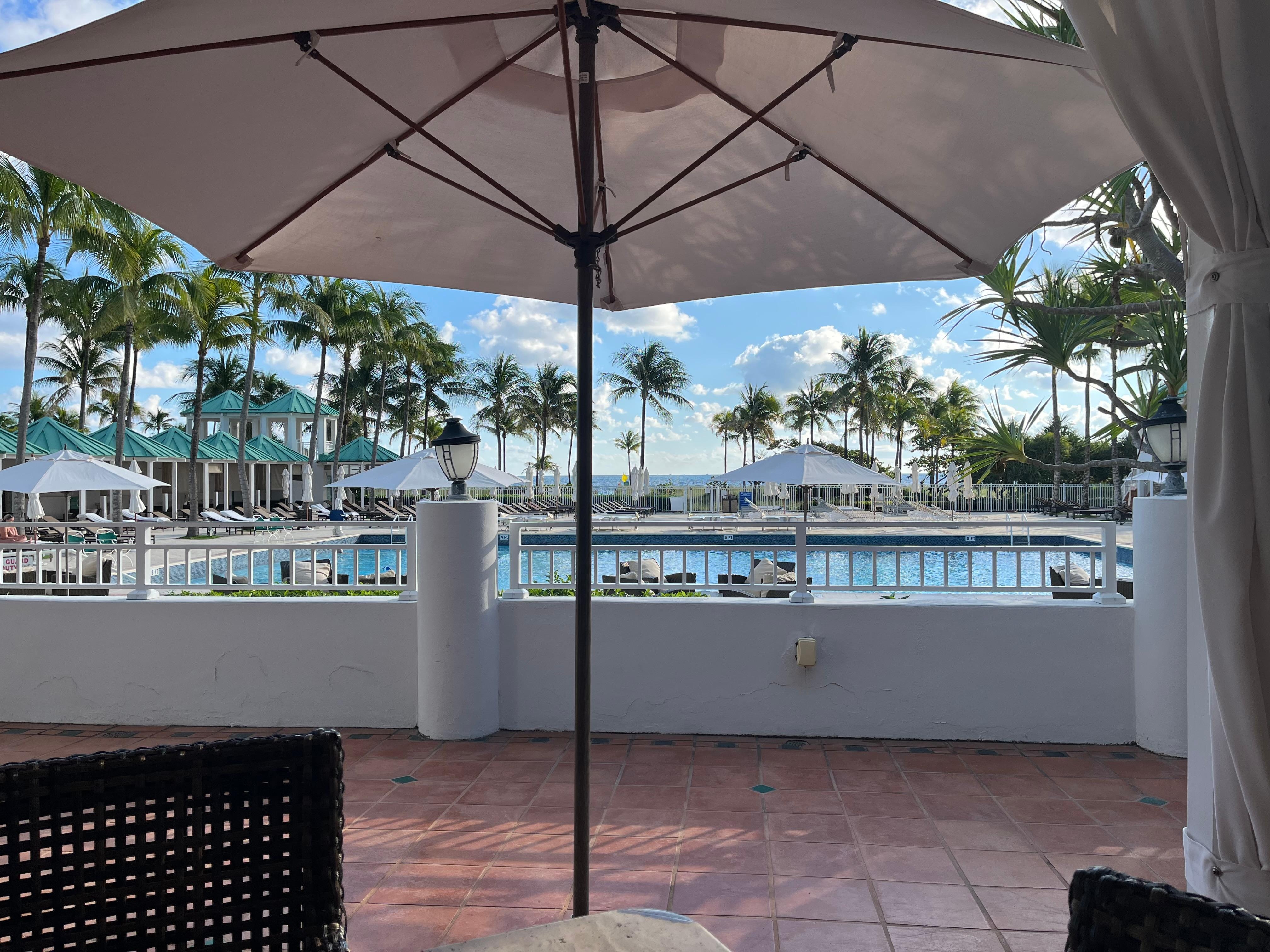 Our view while having breakfast.